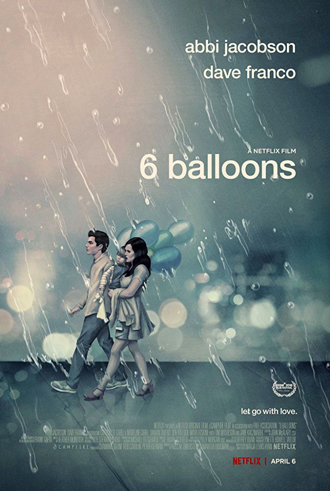 6 balloons poster. 